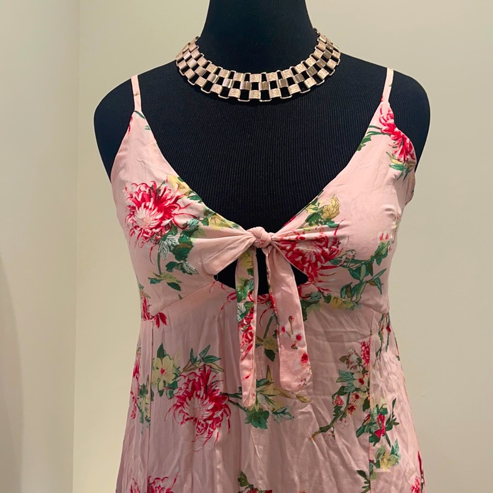 Floral Dress - Kiwi + Punch Size L
